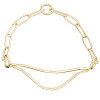 Sprenger Show Collar Standard Sprenger СПРЕНГЕР ВЫСТАВОЧНЫЙ ОШЕЙНИК для собак, полированная латунь, 3 мм, 56 см., полированная латунь см.
