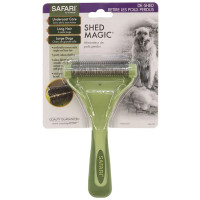 Safari Shed Magic САФАРИ ШЕД МЕДЖИК для средней и длинной шерсти линяющих собак LARGE 8,9х16,5 см см.