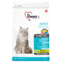 1st Choice Adult Healthy Skin&Coat ФЕСТ ЧОЙС ХЕЛЗІ ЛОСОСЬ сухий суперпреміум корм для котів , 10 кг., Пакунок см.