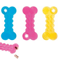 Flamingo Good4Fun Bone ФЛАМІНГО ГУД ФО ФАН КІСТКА ДЛЯ ЛАСОЩІВ іграшка для собак, TPR-гума , 10 см см.