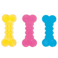 Flamingo Good4Fun Bone ФЛАМІНГО ГУД ФО ФАН РЕЛЬЄФНА КІСТКА іграшка для собак, TPR-гума , 14 см см., M см.