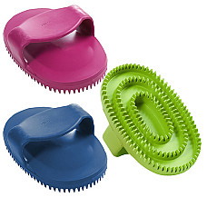 Flamingo Ruber Oval Brush ФЛАМІНГО МАСАЖНА ЩІТКА овальна гумова для собак