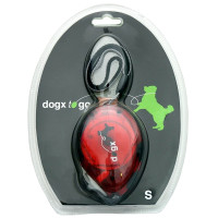 Flamingo Dogx2GO Belt Glassy S ФЛАМІНГО БЕЛТ ГЛАССІ повідець рулетка для собак до 12кг, світловідбивна стрічка 2м , 2 м, до 12 кг см., Червоний см.