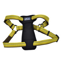 Coastal K9 Explorer Harness КОСТАЛ К9 ЭКСПЛОРЕР светоотражающая шлейка с нагрудником для собак 11.3-22.6кг, золотарник см., 2,5 х 50,8-76,2 см см., для собак 11,3-22,6 кг см.