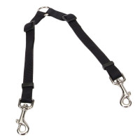 Coastal 2 Dog Adjustable Coupler КОСТАЛ ПОВЕДОК-СПАРКА для 2-х собак, 2 х 61-91 см см., Черный см.