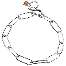 Sprenger Collar Long Link СПРЕНГЕР НАШИЙНИК для собак, довга ланка 3мм, нержавіюча сталь , 3 мм, 46 см см., Неіржавна сталь см.