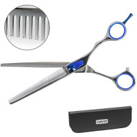 Davis Extreme Edge BLUE Thinning ДЕВІС ЕКСТРІМ ЕДЖ філірувальні ножиці для стрижки собак , 7" , 17,8 см см.