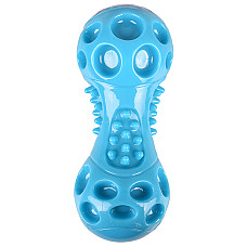 Flamingo Wido Dumbbell ФЛАМІНГО ВІДО ГАНТЕЛЬ іграшка з пищалкою для собак , 5,7х5,7х14,2 см см., Блакитний см.
