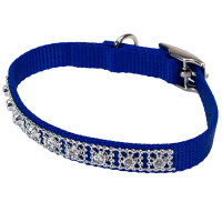 Coastal Jeweled КОСТАЛ ошейник со стразами для собак, Синий см., 1x25 см см. Coastal Jeweled