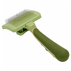 Safari Self-Cleaning Brush САФАРИ ПУХОДЕРКА СЛИКЕР с самоочищением для собак и кошек, маленький см., 8.5X5.5 см см.