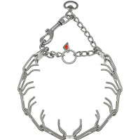 Sprenger Ultra-Plus Training Collar СПРЕНГЕР УЛЬТРА-ПЛЮС ПАРФОРС строгий ошейник-мартингал для собак, поворотное кольцо, карабин, нержавеющая сталь, 4 мм, 63 см см., нержавеющая сталь.