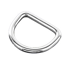 Sprenger D-Ring СПРЕНГЕР D-КІЛЬЦЕ для нашийника собак, нержавіюча сталь , 30х4мм см., Неіржавна сталь см.