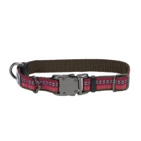 Coastal K9 Explorer Collar КОСТАЛ К9 ЭКСПЛОРЕР световозвращающий ошейник для собак, 1.6х20-30см, Малиновый см., 1,6 х 20-30 см см.
