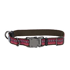Coastal K9 Explorer Collar КОСТАЛ К9 ЕКСПЛОРЕР світловідбивний нашийник для собак, 1.6х20-30см , Малиновий см., 1,6 х 20-30 см см.