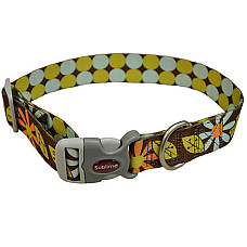 Coastal Sublime КОСТАЛ СУБЛІМ нашийник для собак, 2.5x46см , Ромашки з крапками см.