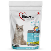 1st Choice Adult Healthy Skin&Coat ФЕСТ ЧОЙС ХЕЛЗІ ЛОСОСЬ сухий суперпреміум корм для котів , 0.35 кг., Пакунок см.