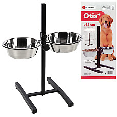 Flamingo Otis+ H-Stand М ФЛАМІНГО ОТІС+ миски для собак на штативі, 2х2.5л , h 60 см л., 2х2,5 л см.