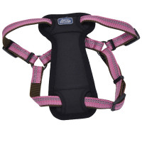 Coastal K9 Explorer Harness КОСТАЛ К9 ЭКСПЛОРЕР светоотражающая шлейка с нагрудником для собак 2.3-4.5кг, розовый см., 1,6 х 30-45 см см., для собак 2,3-4,5 кг см.
