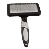 Flamingo Groo’Me Slicker Brush ФЛАМІНГО ГРУМІ СЛІКЕР ПУХОДЕРКА для собак , 17х12х3,8 см см.