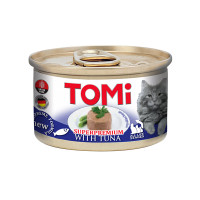 TOMi Tuna ТОМІ ТУНЕЦЬ мус консерви для котів, банка 85г , 0.085 кг.