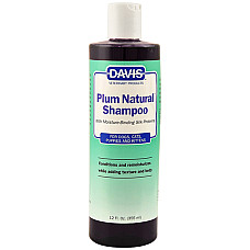 Davis Plum Natural Shampoo ДЕВІС НАТУРАЛЬНА СЛИВА шампунь з протеїнами шовку для собак і котів, концентрат , 0.355 л.