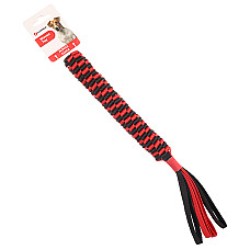 Flamingo Movas Woven Stick ФЛАМІНГО МОВАШ АПОРТ плетена іграшка для собак , 3,5х3,5х40 см см., Червоний з чорним см.