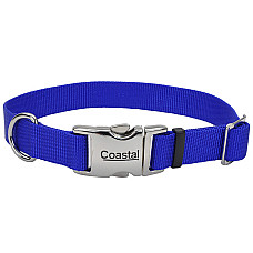 Coastal Metal Buckle КОСТАЛ ТИТАН БАКЛ нашийник для собак, 2х36-51см , Cиній см., 2 х 36-51 см см.