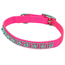 Coastal Jeweled КОСТАЛ нашийник зі стразами для собак , Фламінго см., 1x25 см см.