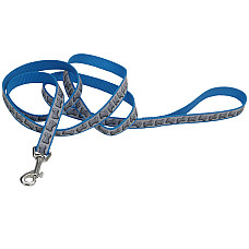 Coastal Lazer Brite Reflective Leash КОСТАЛ ЛАЗЕР БРАЙТ світловідбивний повідець для собак, 2.5смХ1.8м , Бірюзовий см.