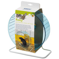 Savic Rolly Giant+Stand САВИК РОЛЛИ беговое колесо + подставка для хомяков, крыс, морских свинок, Диаметр 27,5 см.