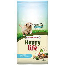 Happy Life Junior with Chicken ХЕППІ ЛАЙФ ДЖУНІОР сухий преміум корм для цуценят всіх порід , 10 кг., Пакунок см.