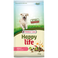 Happy Life Adult with Lamb ХЕППІ ЛАЙФ ЯГНЯ сухий преміум корм для собак середніх та великих порід , 3 кг., Пакунок см.
