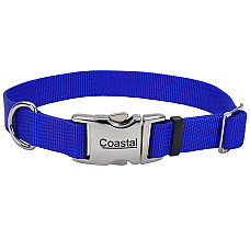 Coastal Metal Buckle КОСТАЛ МЕТАЛ нашийник для собак, 2.5х36-51cм , Cиній см., 2,5 х 36-51 cм см.