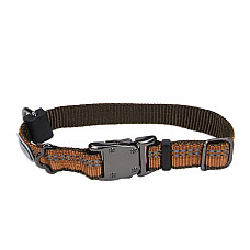 Coastal K9 Explorer Collar КОСТАЛ К9 ЕКСПЛОРЕР світловідбивний нашийник для собак, 1.6х20-30см , Полум’я см., 1,6 х 20-30 см см.