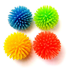 Flamingo Hedgehog Balls ФЛАМІНГО М’ЯЧ ЇЖАЧОК іграшка для котів, TPR-гума , 3,5 см см.
