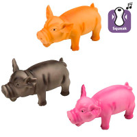 Flamingo Teun Pig Multiple Сolours ФЛАМІНГО ПОРОСЯ ХРЮКАЮЧЕ латексна іграшка для собак , 17х7х7 см см.