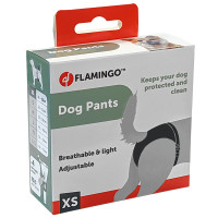 Flamingo Dog Pants Sasha ФЛАМІНГО САША гігієнічні труси для собак , XS л., 25.5 (Д) х 10.5 (Ш) х 2 (В) см см., Чорний см.