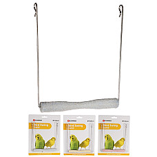 Flamingo Swing Sand Perch ФЛАМІНГО ГОЙДАЛКА з піщаною жердочкою, іграшка для птахів , 14х1,5 см см.