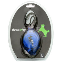Flamingo Dogx2GO Belt Glassy L ФЛАМІНГО БЕЛТ ГЛАССІ повідець рулетка для собак до 35кг, світловідбивна стрічка 2м , 2 м, до 35 кг см., Cиній см.