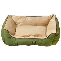 K&amp;H Self-Warming Lounge Sleeper самосогревающийся лежак для собак и кошек , Зеленый - желто-коричневый см., S см.