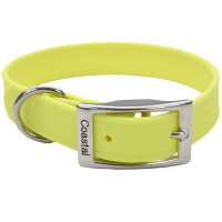 Coastal Fashion Waterproof Dog Collar КОСТАЛ біотановий нашийник для собак , Жовтий см., 1,9х43 см см.