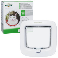 PetSafe Staywell Manual-Locking Cat Flap ПЕТСЕЙФ СТЕЙВЕЛ МАНУАЛ дверцята для котів, з механічним замком , Білий см.