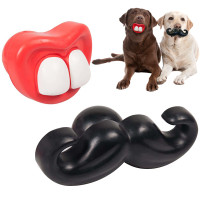 Flamingo Toy Rubber Moustache/Mouth ФЛАМИНГО УСА/РОТ резиновая игрушка для собак