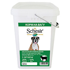Schesir Dog Large Adult Lamb ШЕЗІР ДОРОСЛИЙ ВЕЛИКИХ ЯГНЯ сухий монопротеїновий корм для собак великих порід , 4 кг., На вагу см.