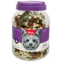 Wanpy Duck Jerky &amp; Calcium Bone Twists ВАНПИИ КОСТИ С ВЯЛЕНОЙ УТОЙ И КАЛЬЦИЕМ лакомство для собак, 1.2 кг.