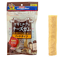 DoggyMan Goat Milk Cheese ДОГГИМЕННАЯ ПАЛИЧКА С КОЗИНЫМ СЫРОМ лакомство для собак, M (13 см), 3 шт. в упаковке см. 0.21 кг.