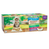 Stuzzy Cat Sterilized Multipack ШТУЗИ СТЕРИЛАЙЗИД МУЛЬТИПАК консервы в соусе для стерилизованных кошек, влажный корм, 4.08 кг.