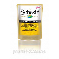 Schesir Cat с тунцом и куриным филе 100 гр
