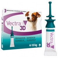 Капли Ceva Vectra 3D Вектра 3Д от блох и клещей, для собак 4 – 10 кг, 1,6 мл (1 пипетка)