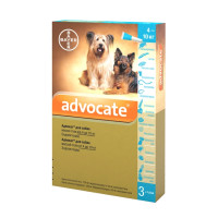 Краплі Bayer Advocate Адвокат протипаразитарні, для собак 4-10 кг, 1,0 мл